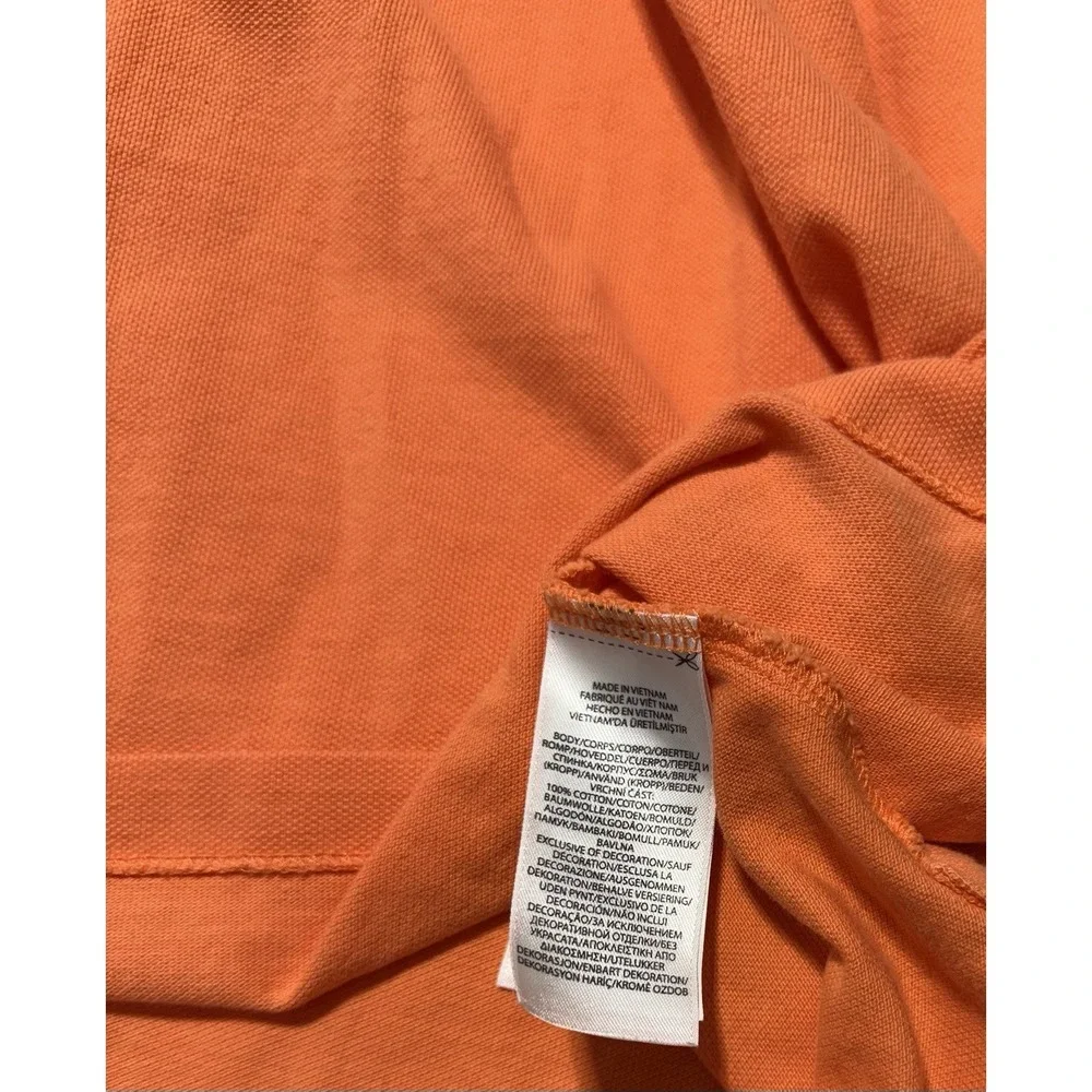 Polo Ralph Lauren Men's Orange Classic Fit Short Sleeve Polo Shirt Size 6XB